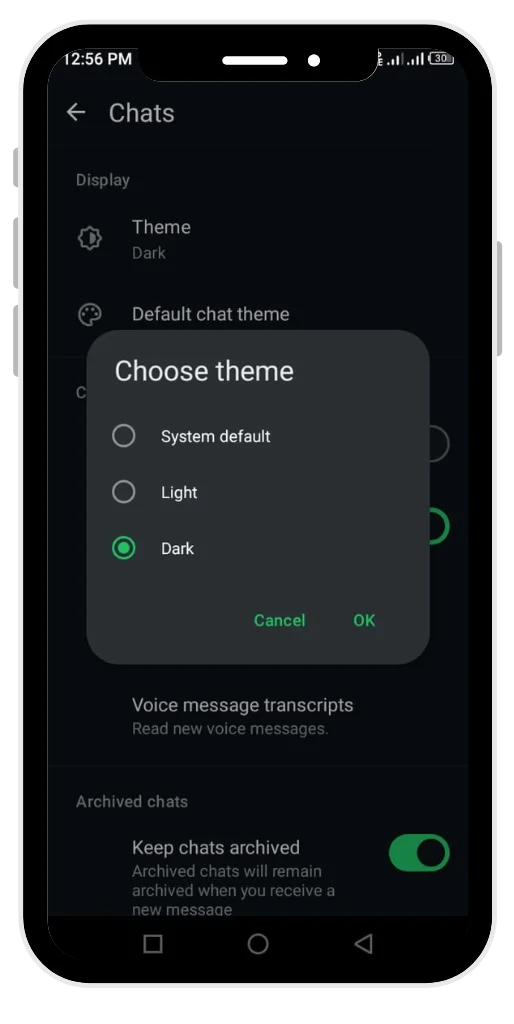 Chats themes