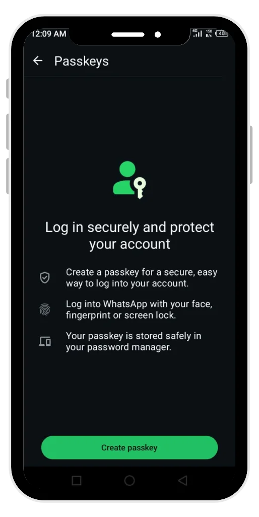 Passkeys to protect your account