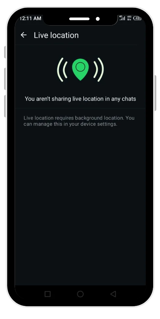 Share live location