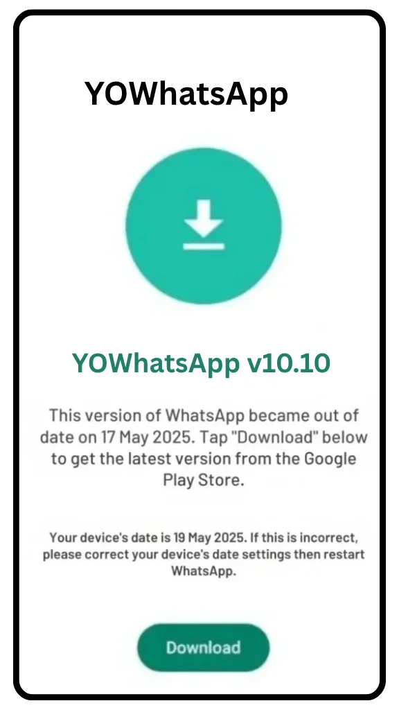 YOWhatsApp update screen shots