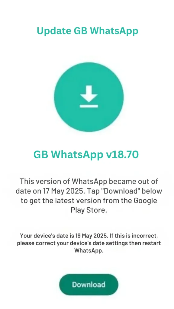 GB WhatsApp Update screenshot